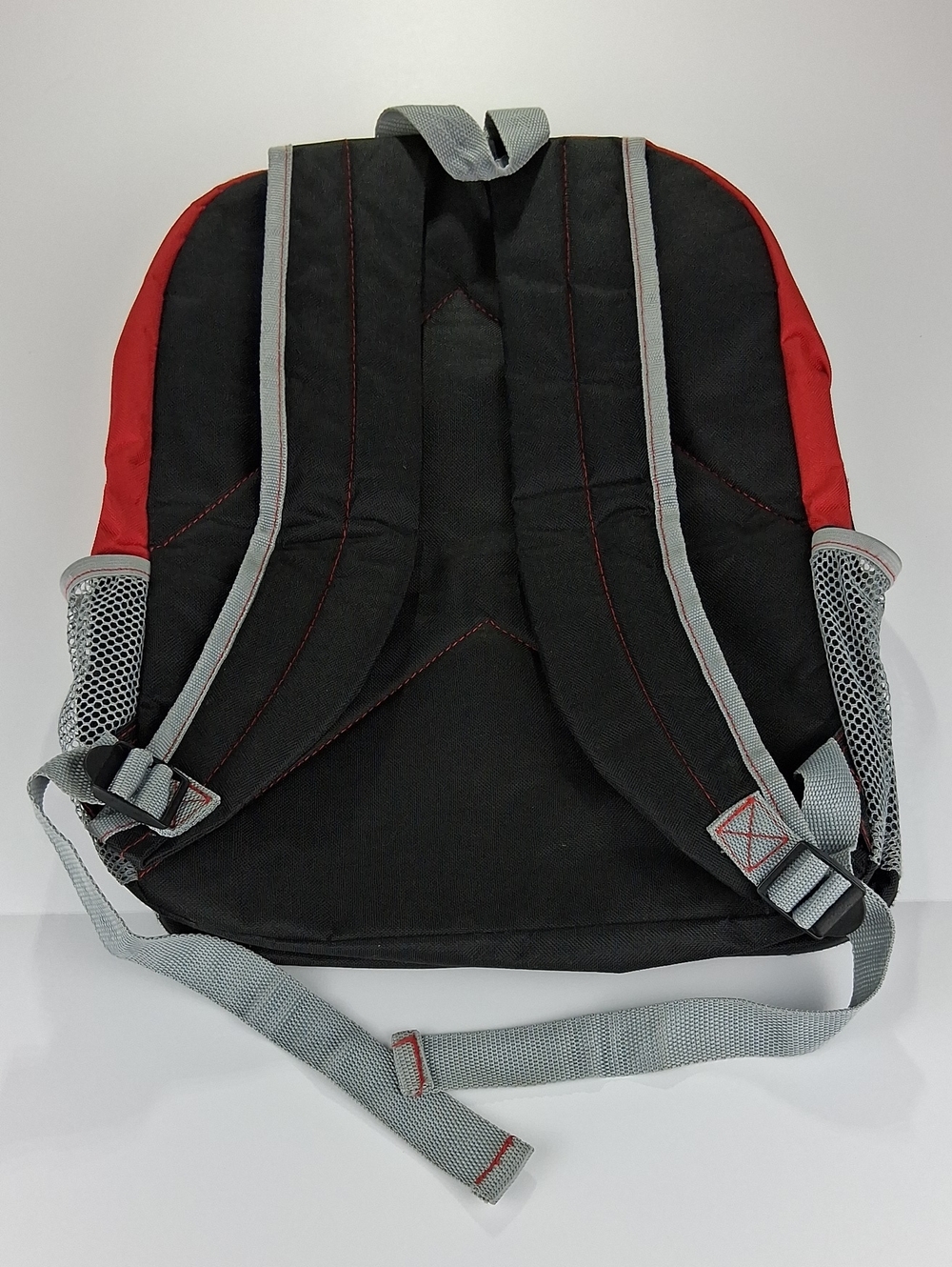 Boys Transformers Backpack Bumblebee Red Black Gray Elementary 2 Compartments - Picture 4 of 16